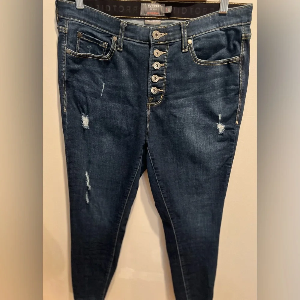 Torrid, 14R, Sky High Skinny Jeans - EUC - Picture 5 of 10
